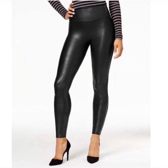 Spanx Faux Leather Leggings - Picture 2 of 7